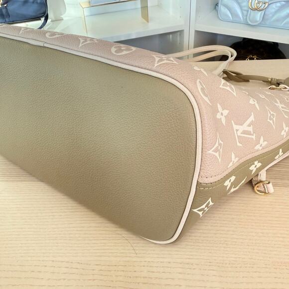 Louis Vuitton Empreinte Monogram Spring In The City Neverfull MM Beige Cream - Picture 8 of 14